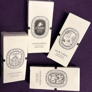 Bundle Diptyque L’Ombre, Tam Dao, Geranium Odorata,
L’eau de Neroli or select